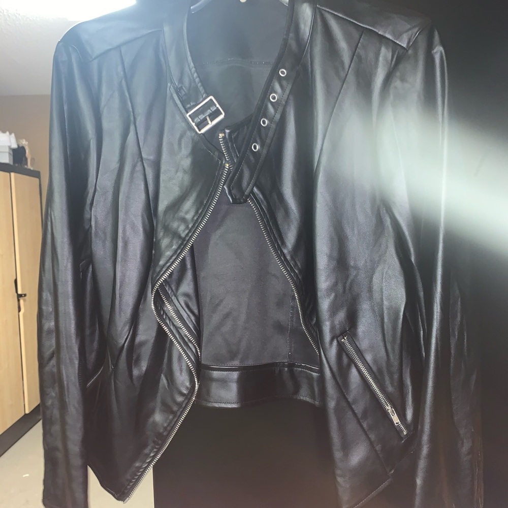 Pleather jacket